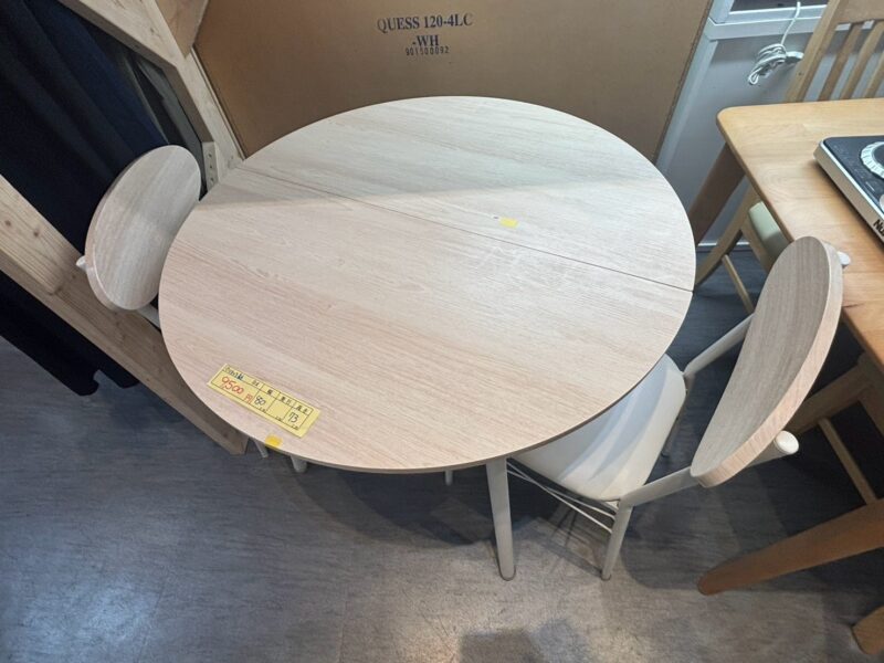 家具　食卓3点セット　0803【沖縄市ミライ在庫】